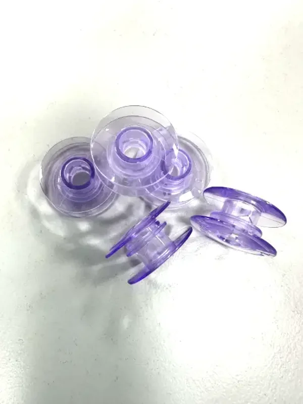 Pfaff Spulen lila/bunt