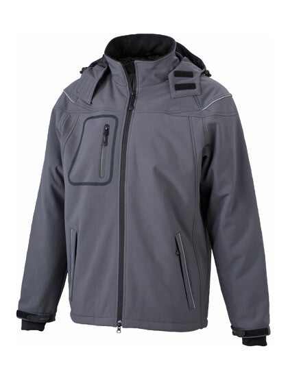 Men`s Winter Softshell Jacket Carbon