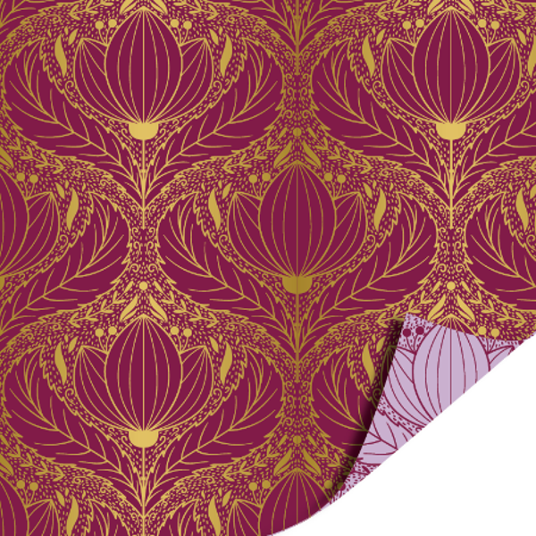 Cadeaupapier - Luxury dots purple