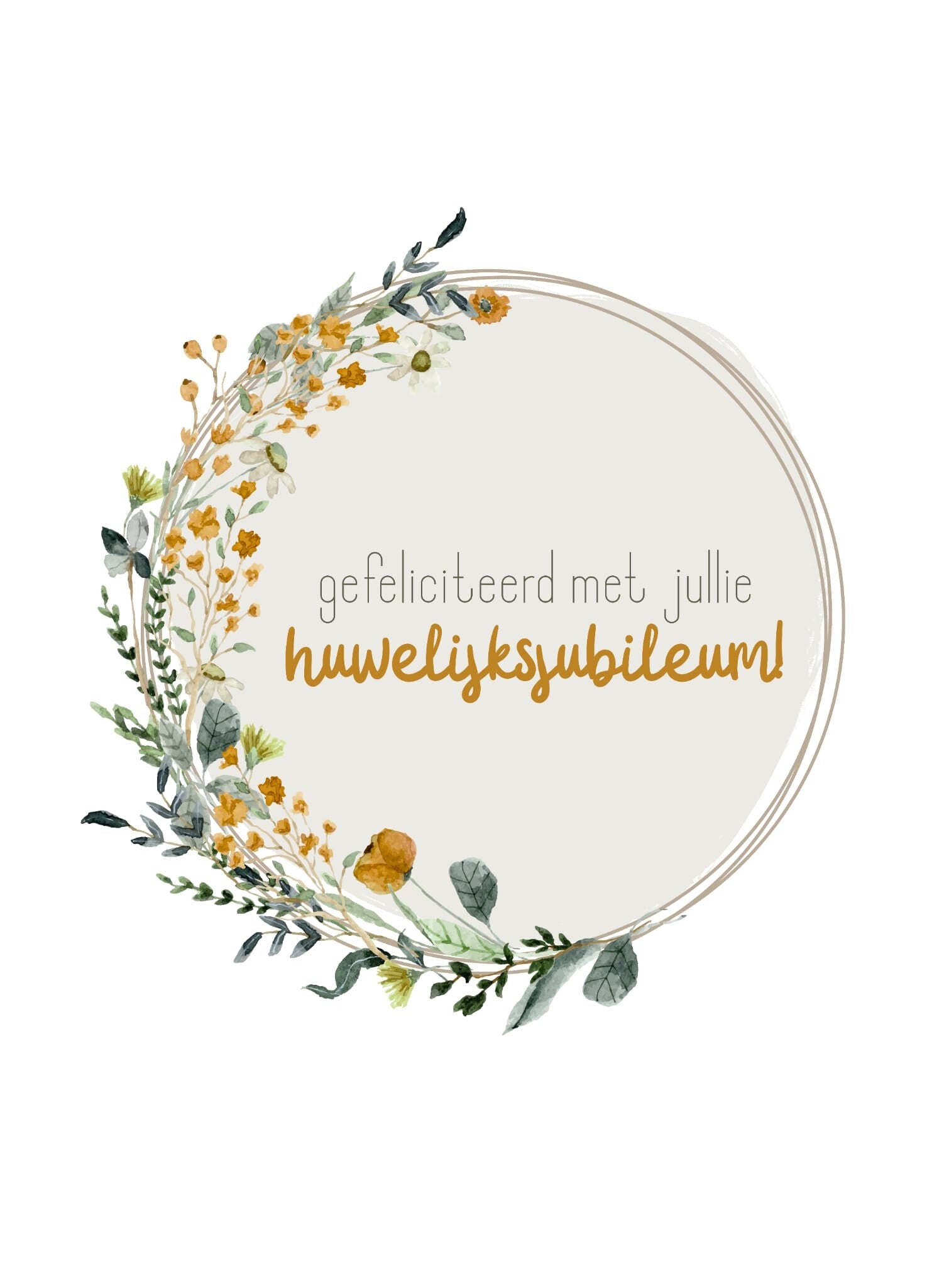Huwelijksjubileum - gefeliciteerd