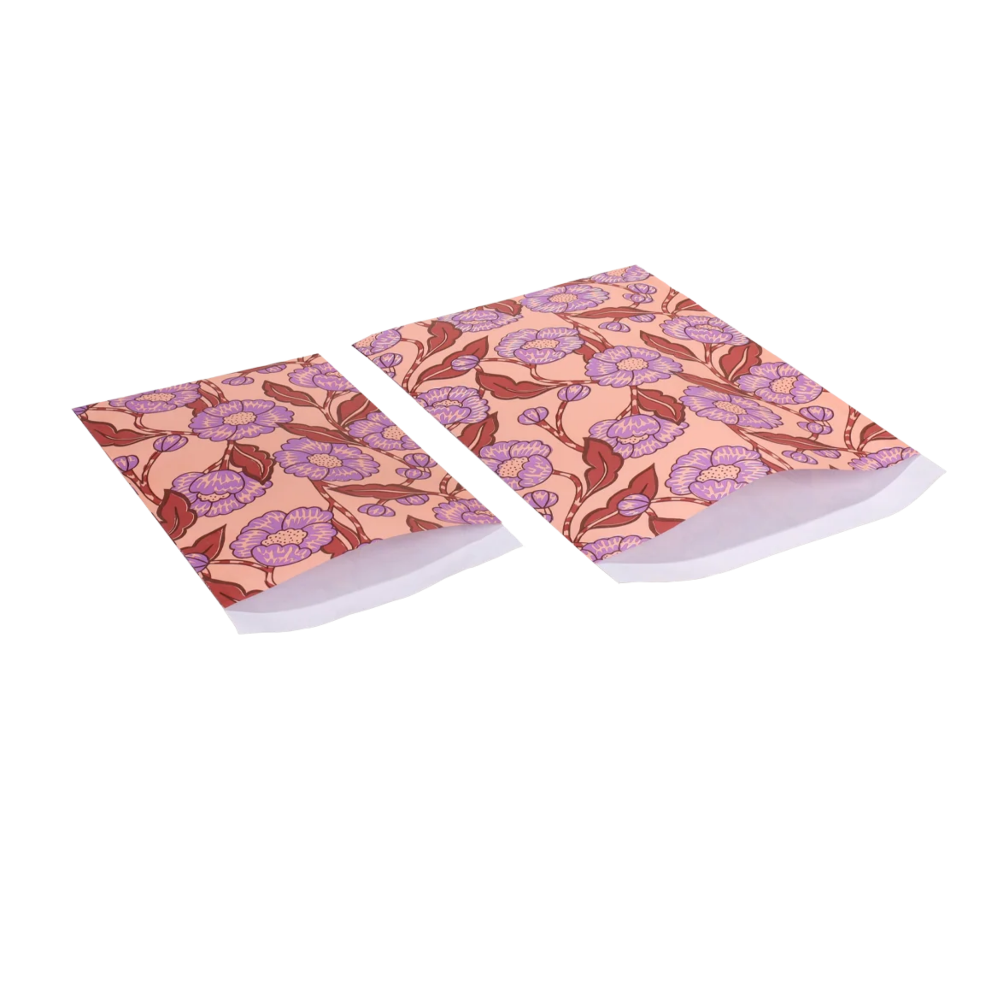 Cadeauzakje Flower | 17x25 cm roze lila