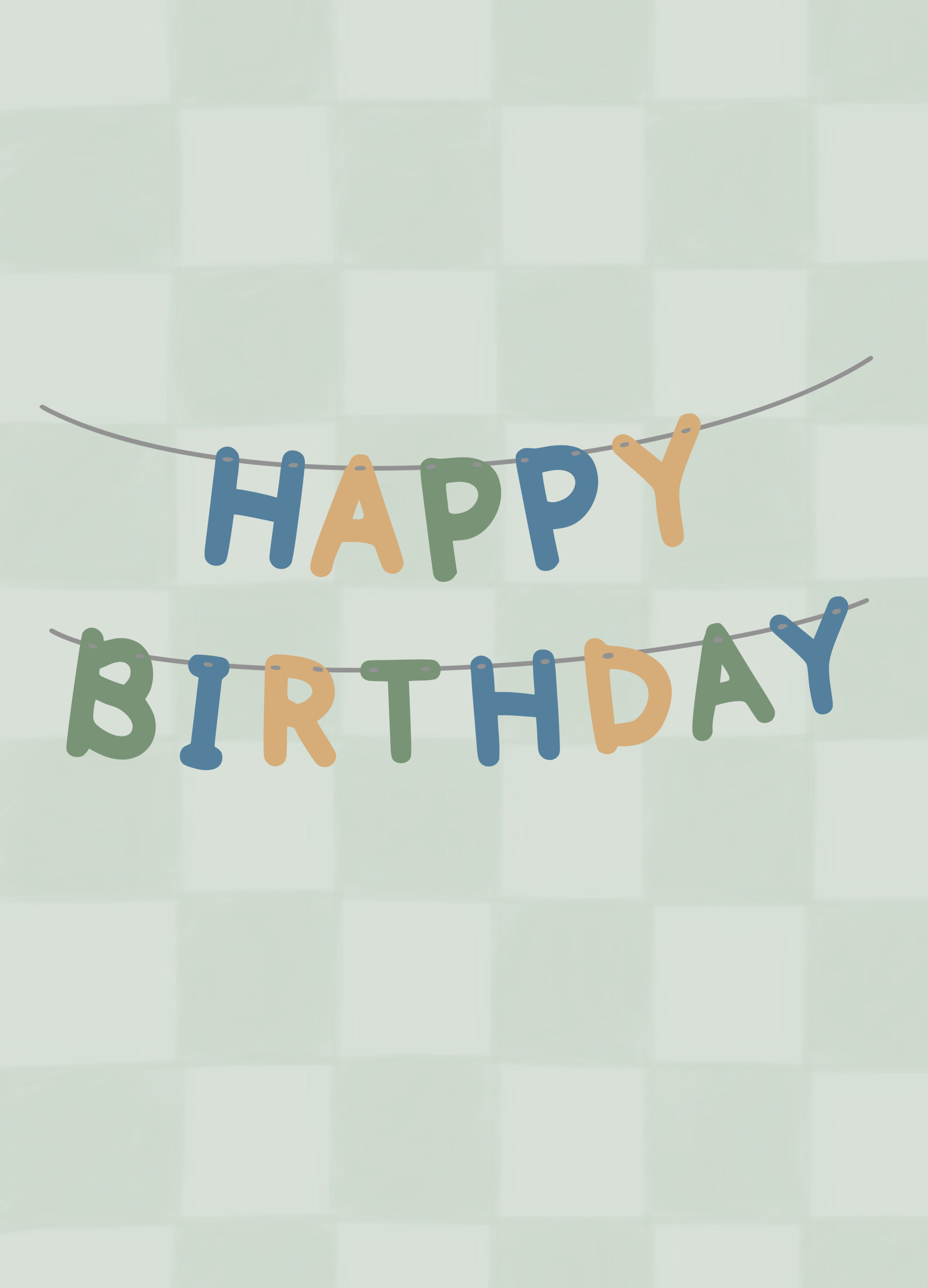 Groen geblokt - Happy