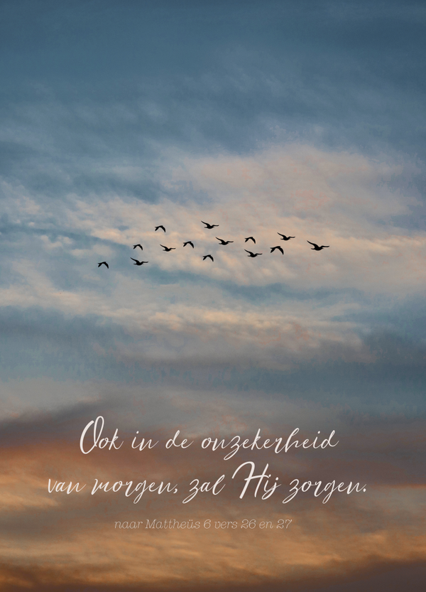 Christelijk - Onzekerheid van morgen