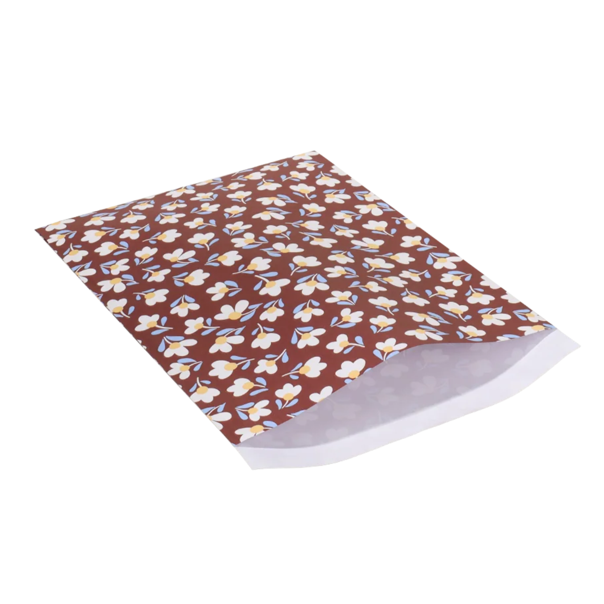 Cadeauzakje |  flower · wine red 17x25