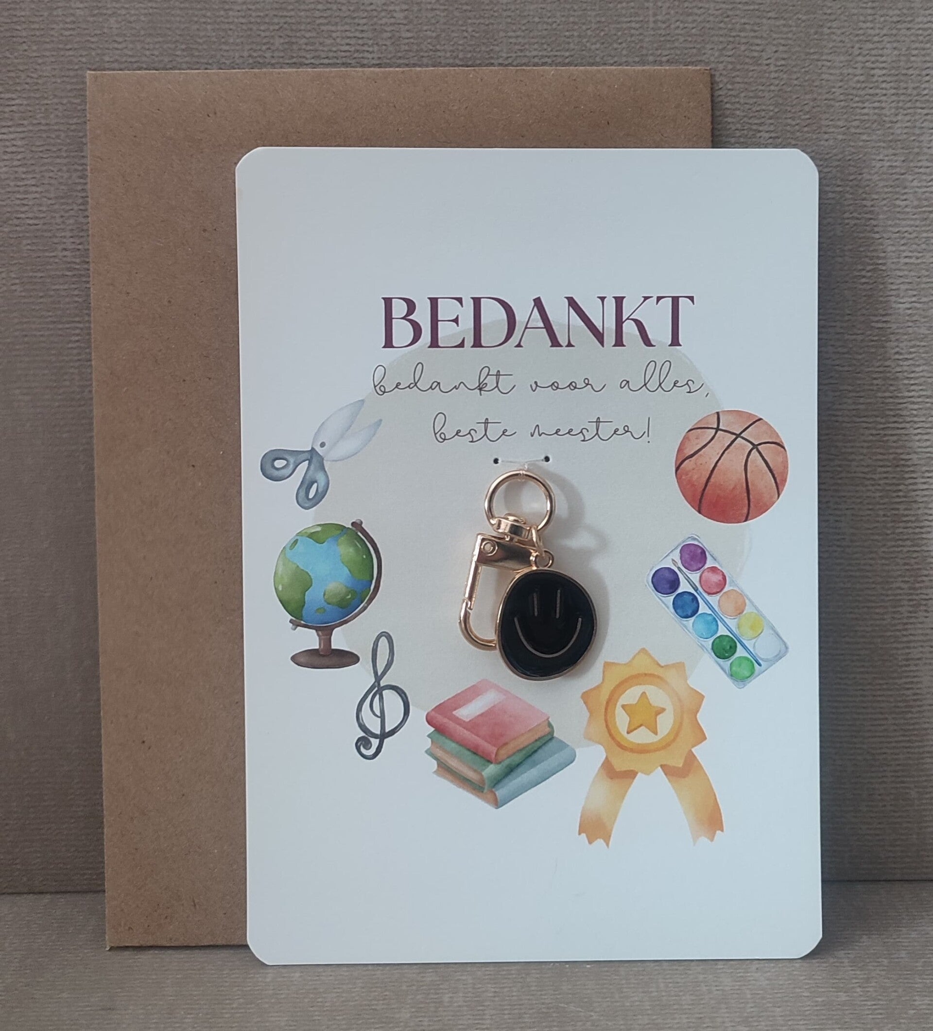 Cadeaukaart - bedankt beste meester!