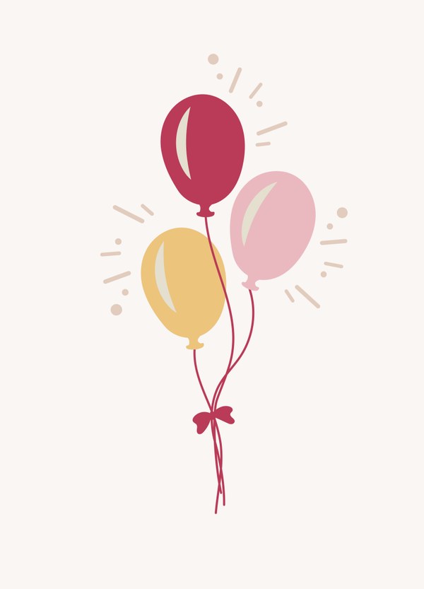 Blanco - ballonnen voor meisjes