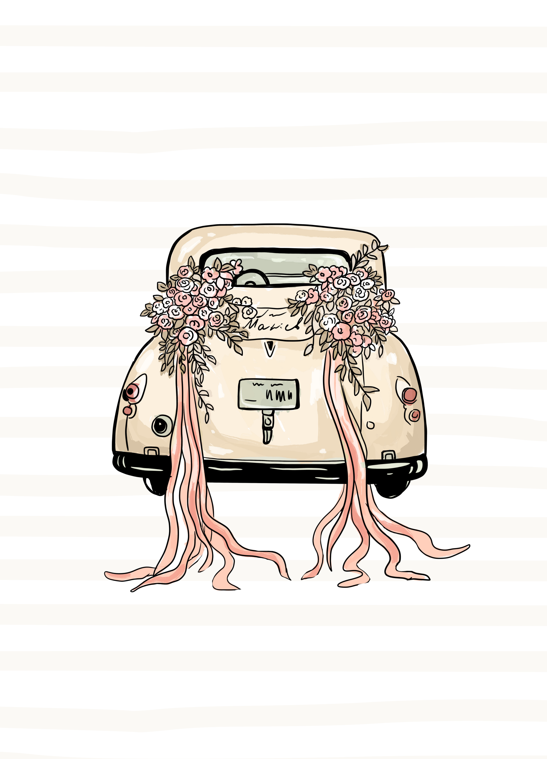 Blanco TG - trouwauto