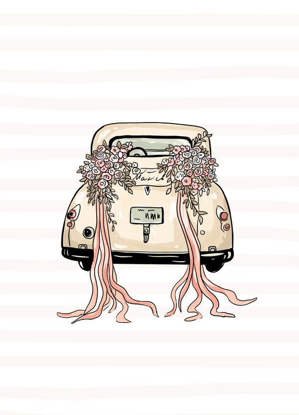 Blanco TG - trouwauto