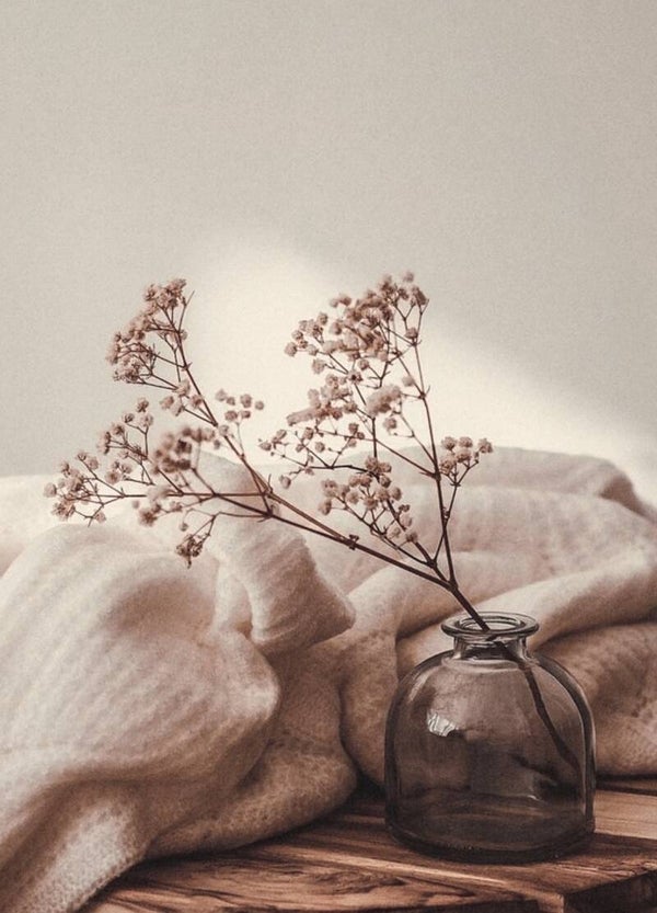 Blanco - vaas met bloem