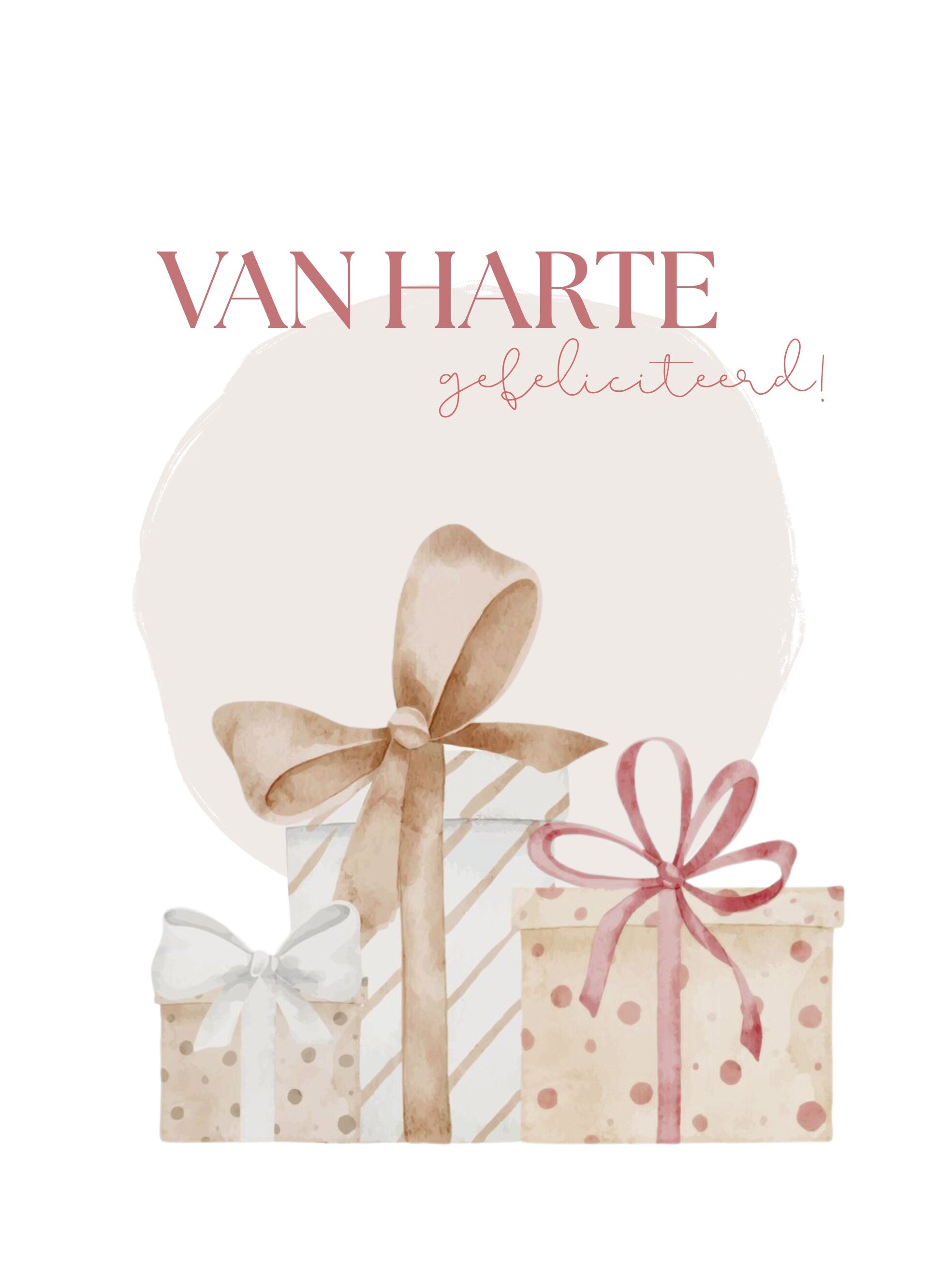 Van harte gefeliciteerd - cadeautjes