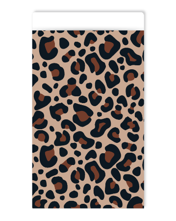 Cadeauzakje leopard | 12x19 cm (5 stuks)