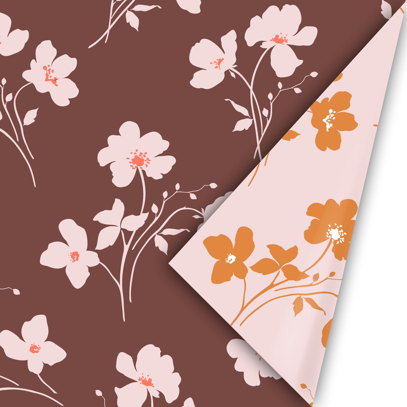 Cadeaupapier 'Classic Flowers'