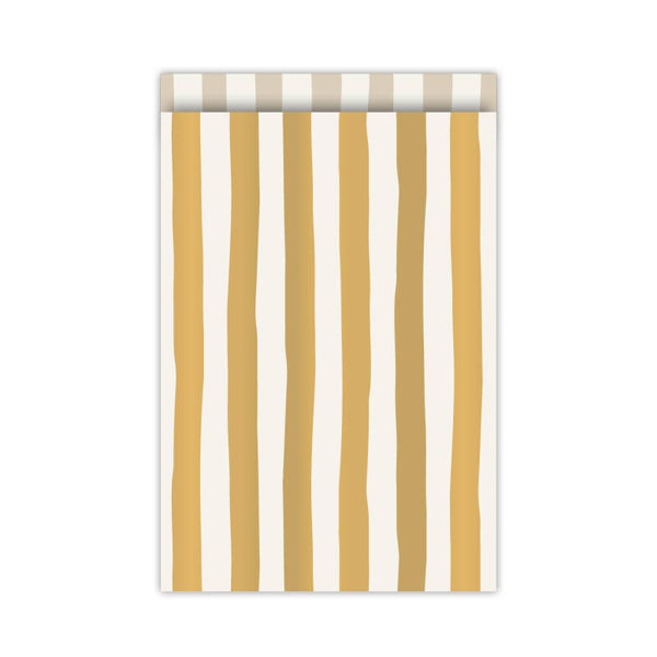Cadeauzakje Goud & Streep | 17x25cm (5 stuks)