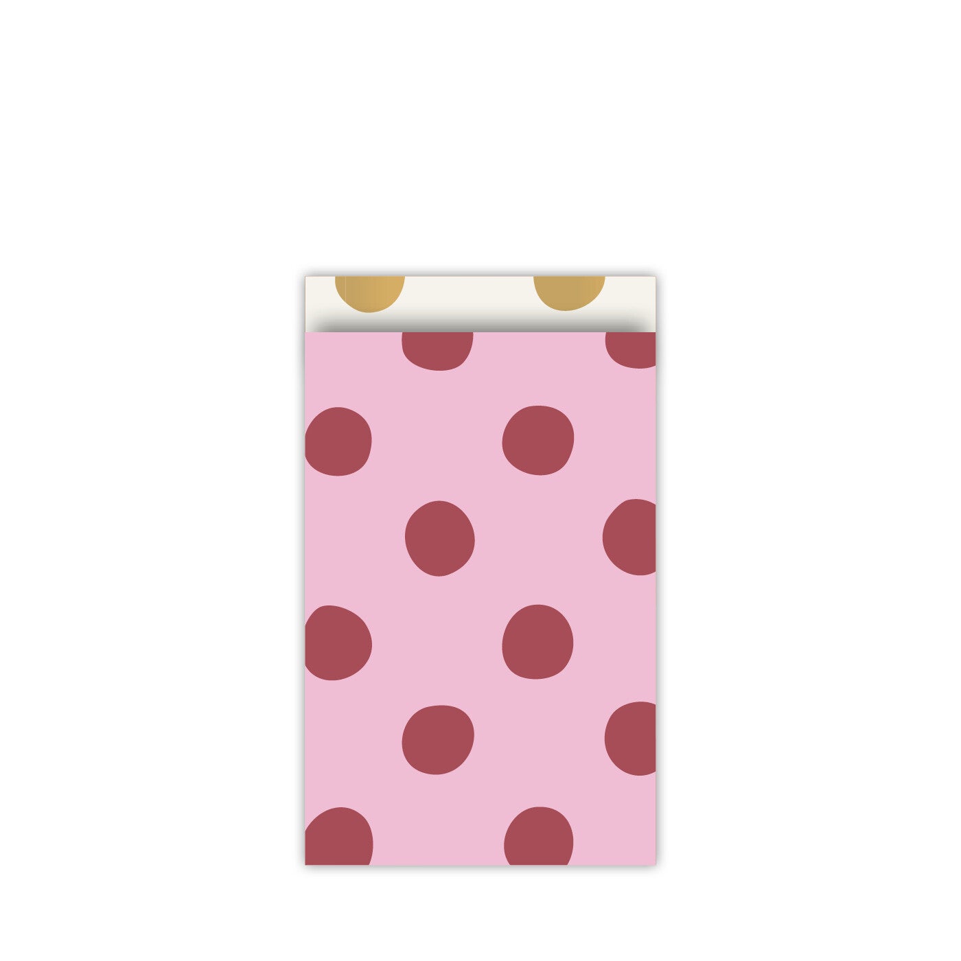 Cadeauzakje pretty polcadot roze | 12x19cm (5 stuks)