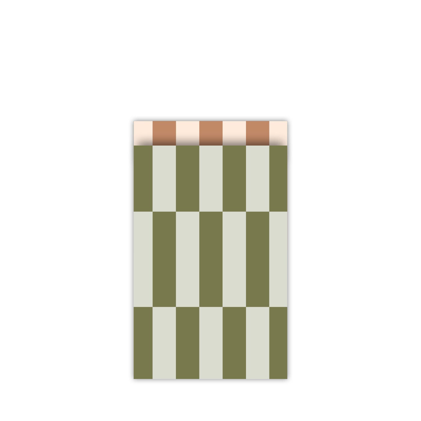 Cadeauzakje colour blocking duotone green | 12x19cm (5 stuks)