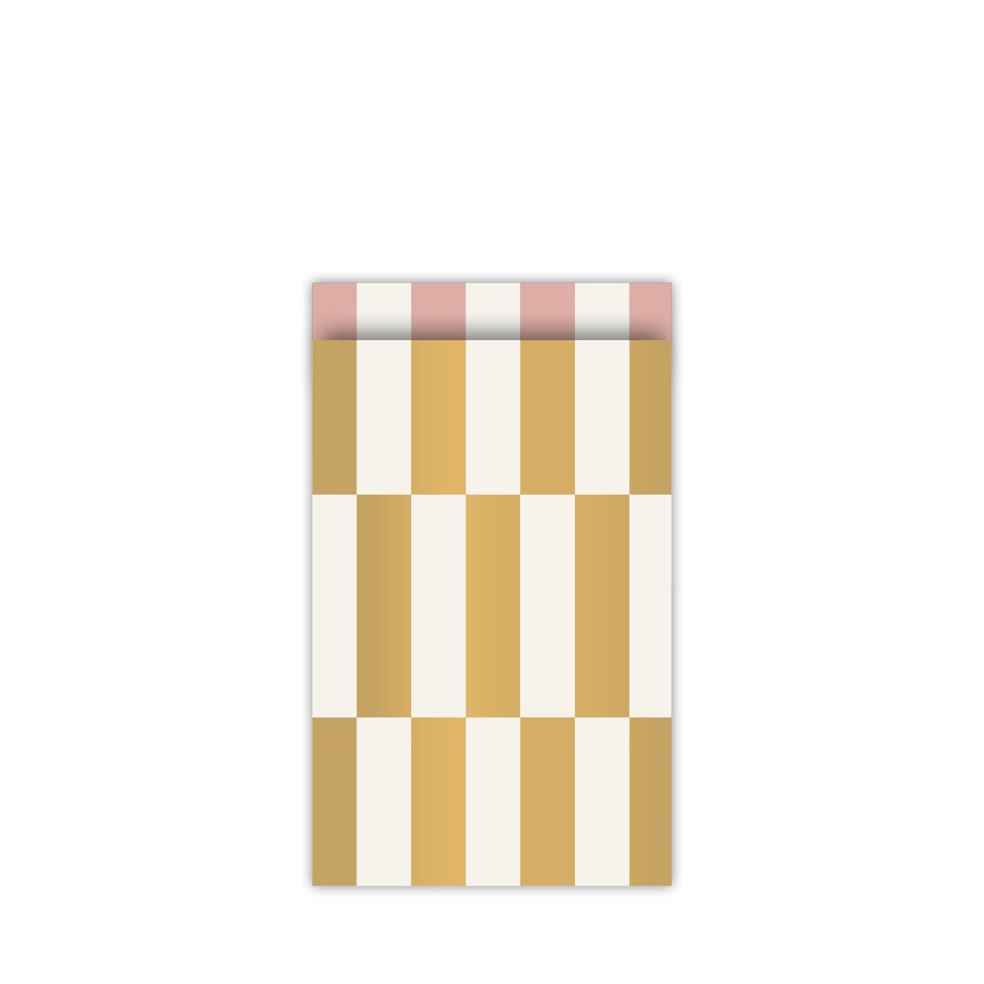 Cadeauzakje colour blocking duotone goud | 12x19cm (5 stuks)