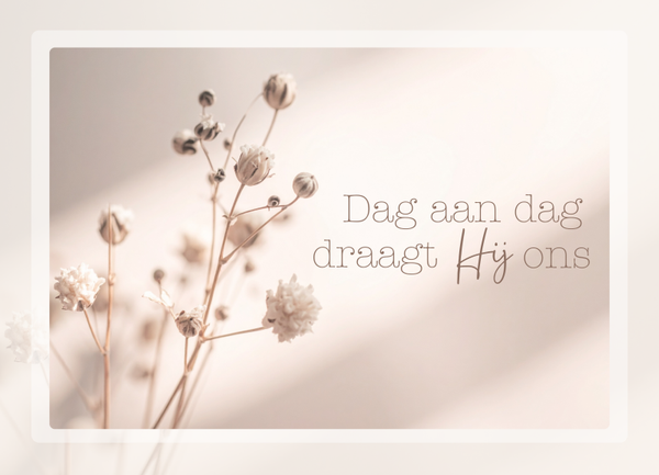 Christelijk - Dag aan dag draagt Hij ons