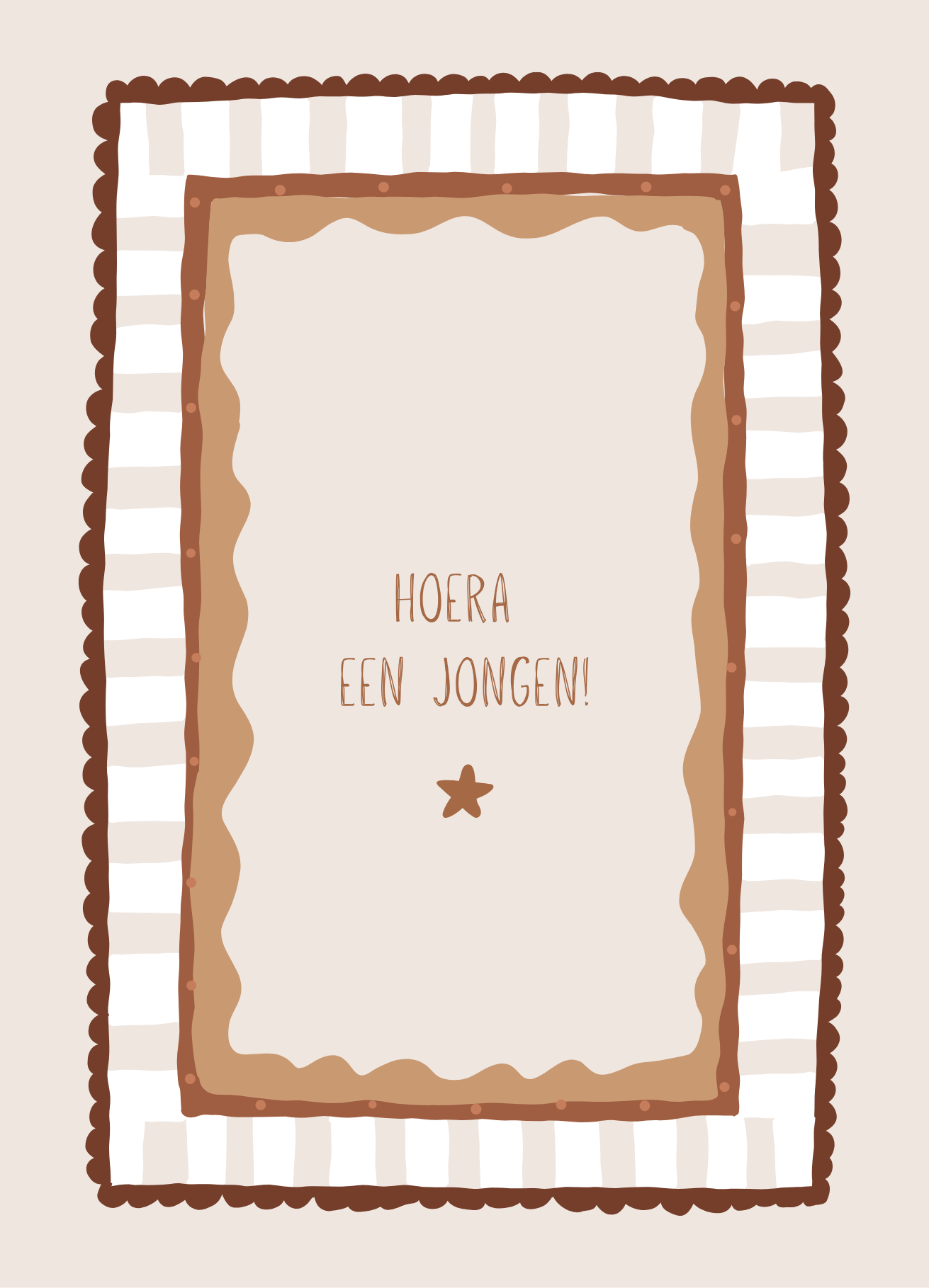 Geboorte - hoera een jongen (kader)