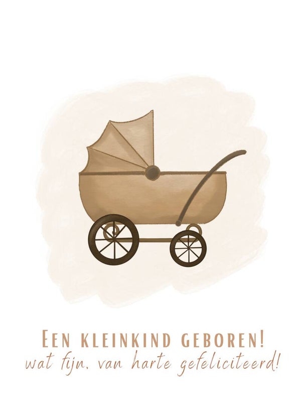 Geboorte - een kleinkind - wandelwagen