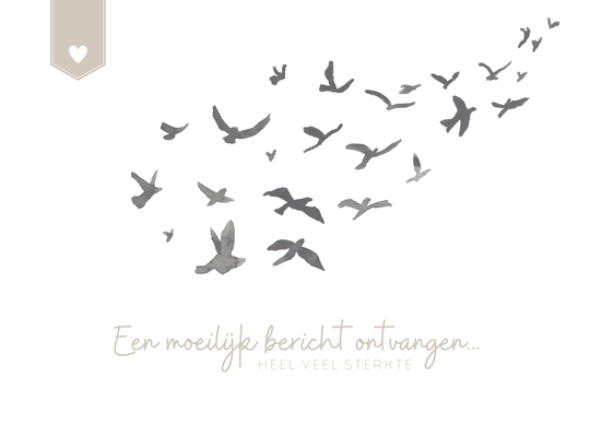 Sterkte - een moeilijk bericht ontvangen