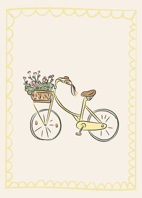 Blanco - fietsje geel