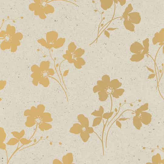 Cadeaupapier 'Flowers gras'