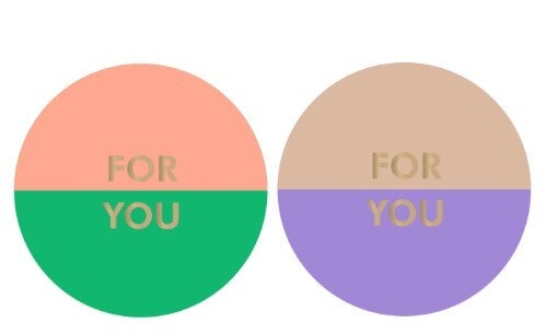 Sticker - For You - groot (4 stuks)