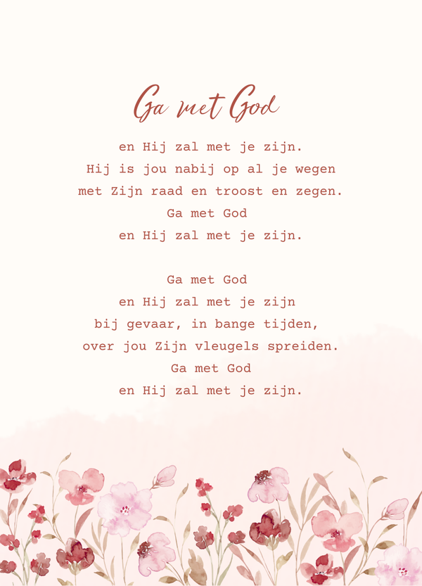 Christelijk - Ga met God