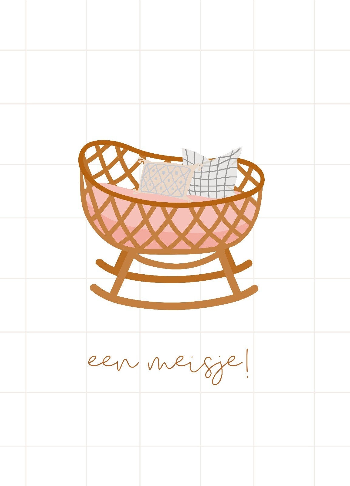 Geboorte - een meisje - wiegje