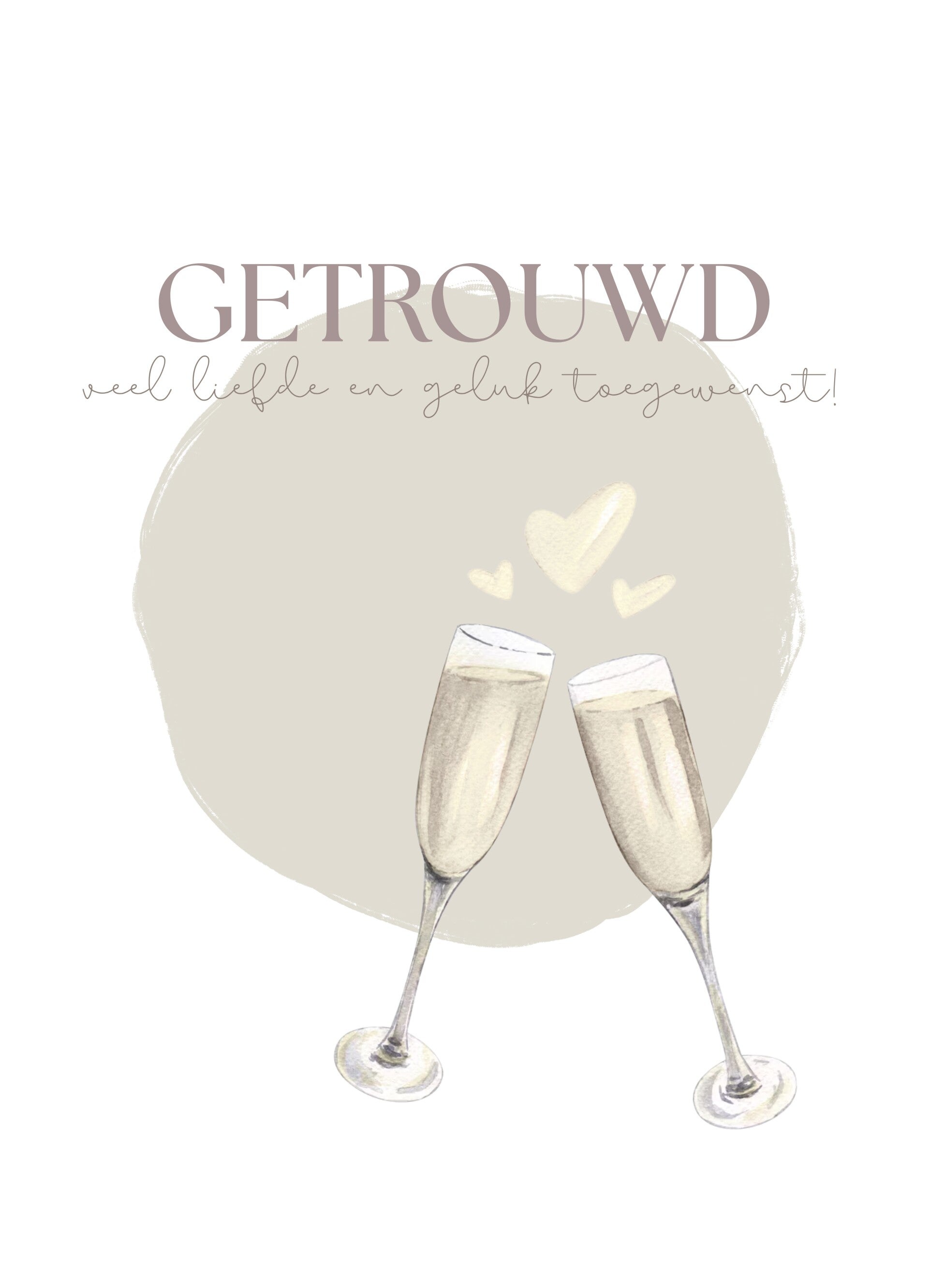 Getrouwd! Veel liefde en geluk toegewenst!