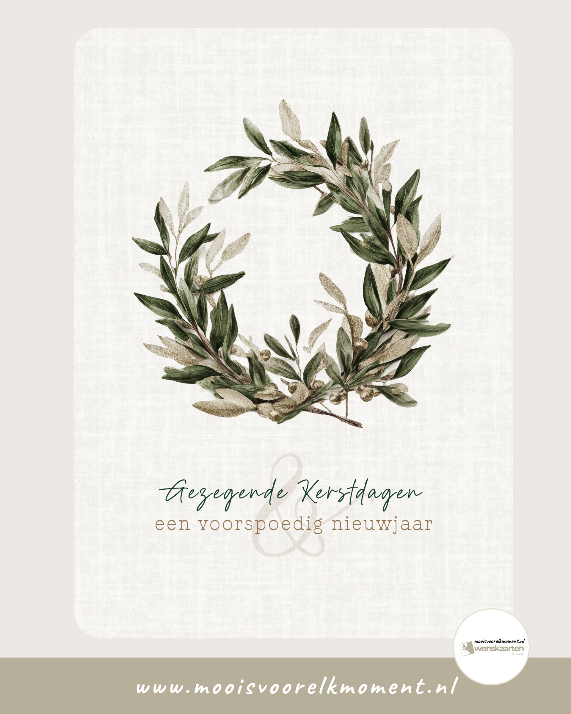 Gezegende Kerstdagen - krans