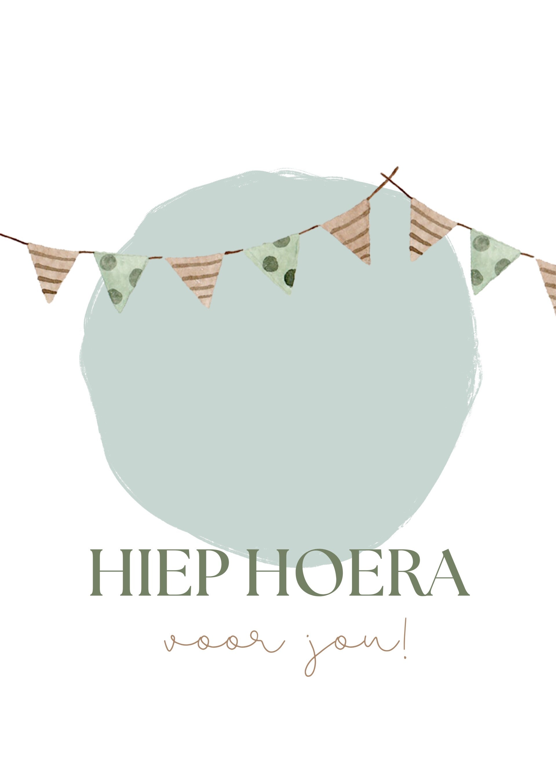 Hiep hoera - groene vlaggen