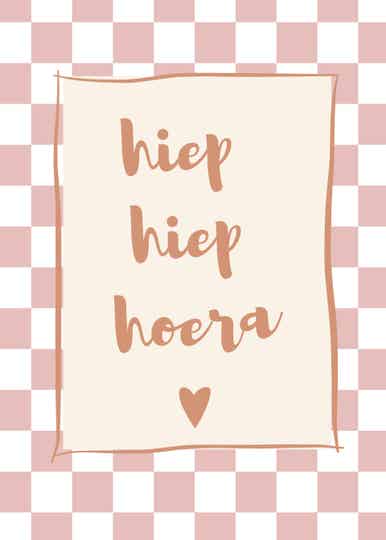 Hiep hiep hoera - geblokt