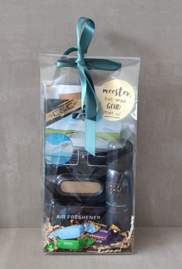 Bedankt meester - Rituals & autoparfum