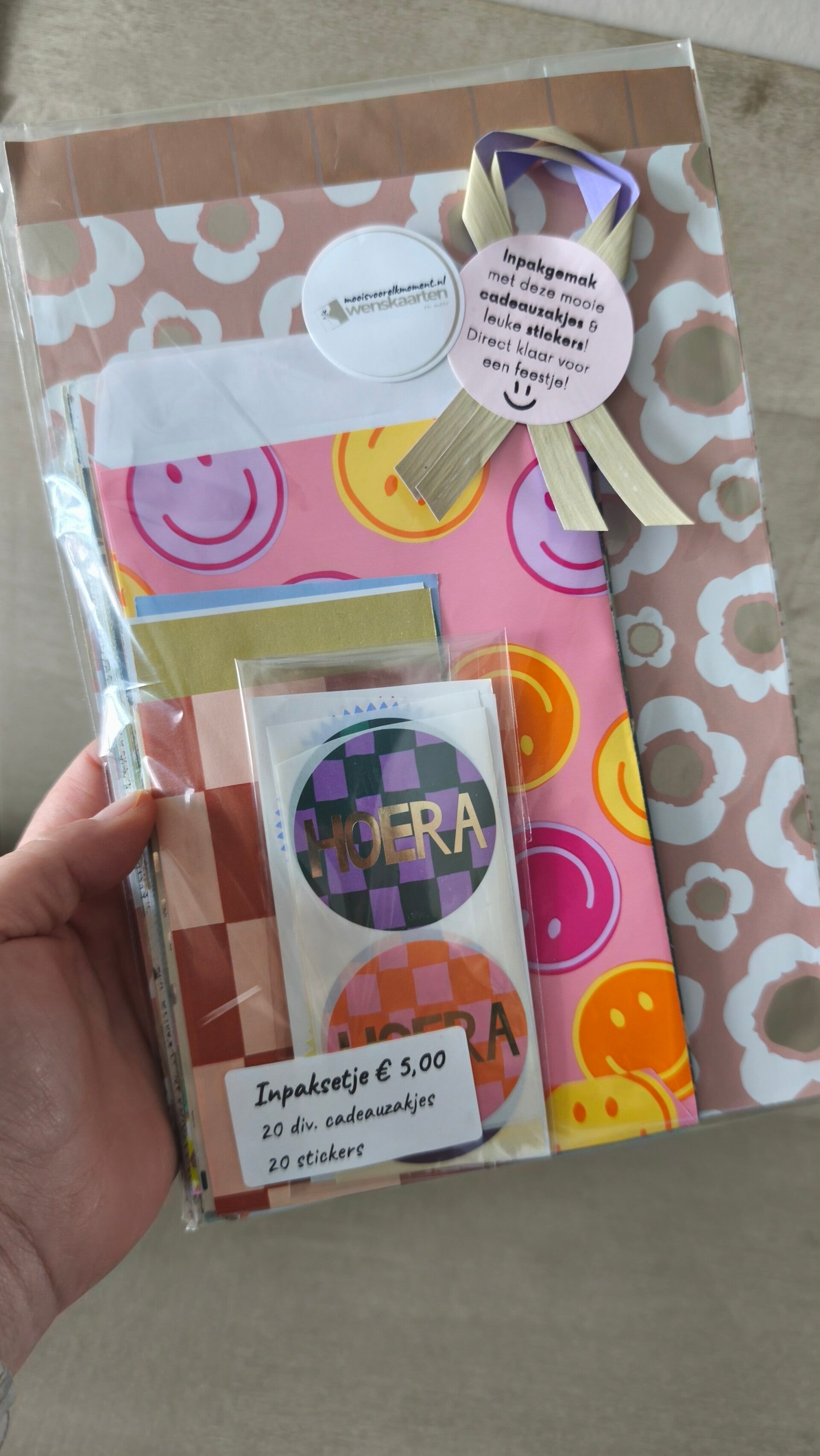 Inpakset €5