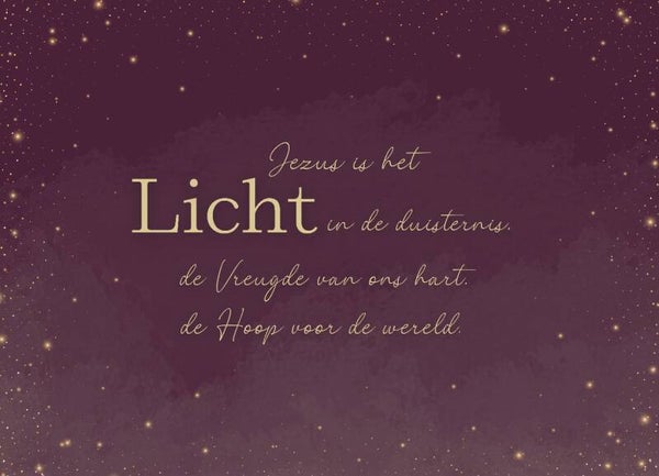 Kerst - Jezus is het Licht