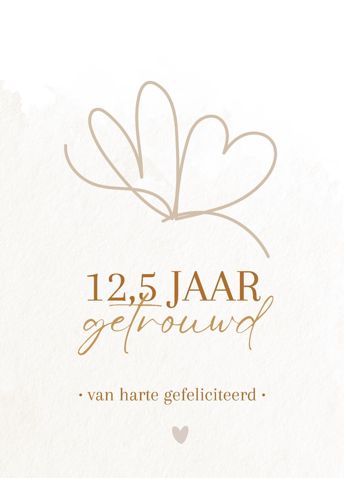 Jubileum - 12,5 jaar getrouwd