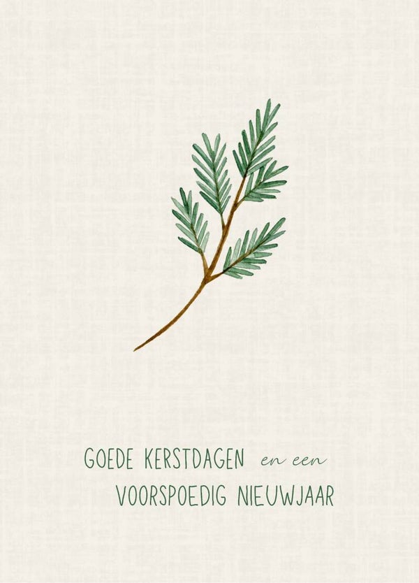 Kerst - groene tak