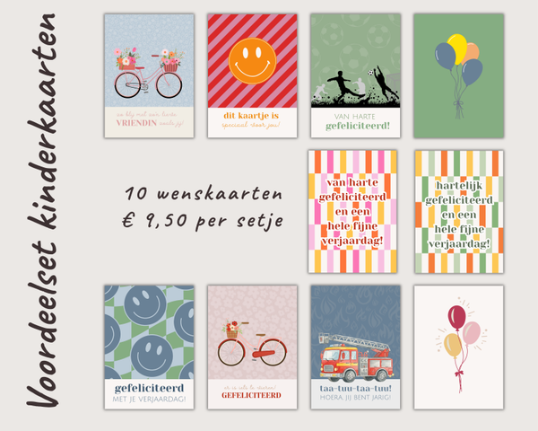 Voordeelset kinderkaarten