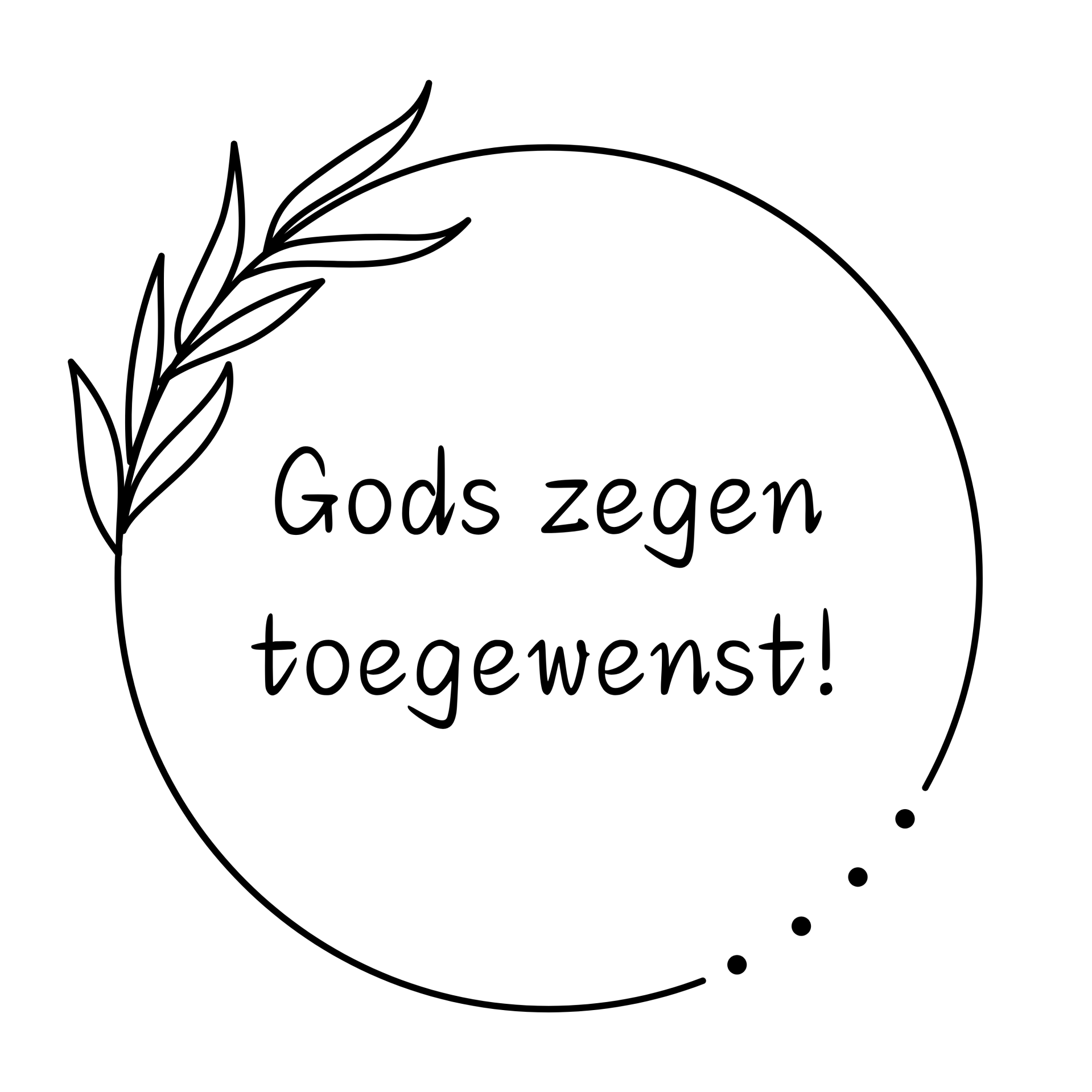 Gods zegen toegewenst!
