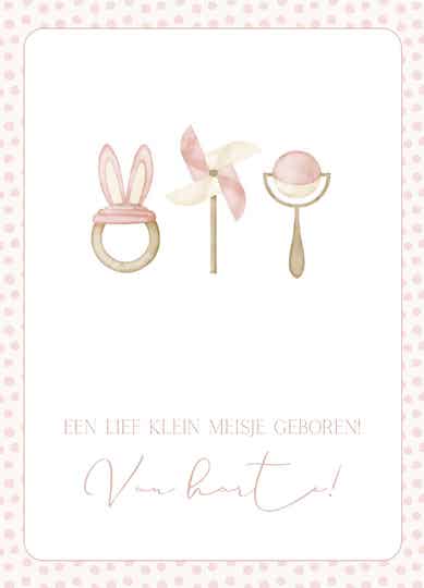 Geboorte - een lief klein meisje geboren