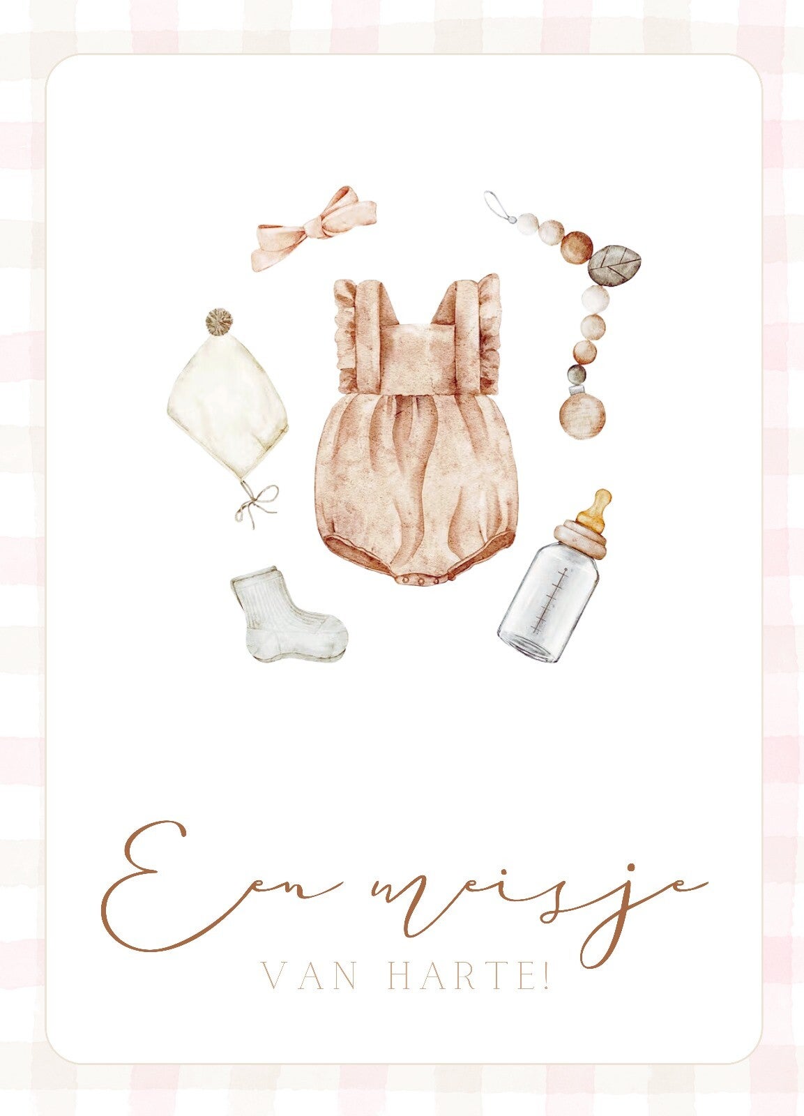 Geboorte - een meisje - van harte