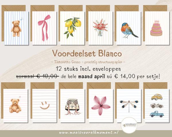 Voordeelset 'Blanco' - € 14,00