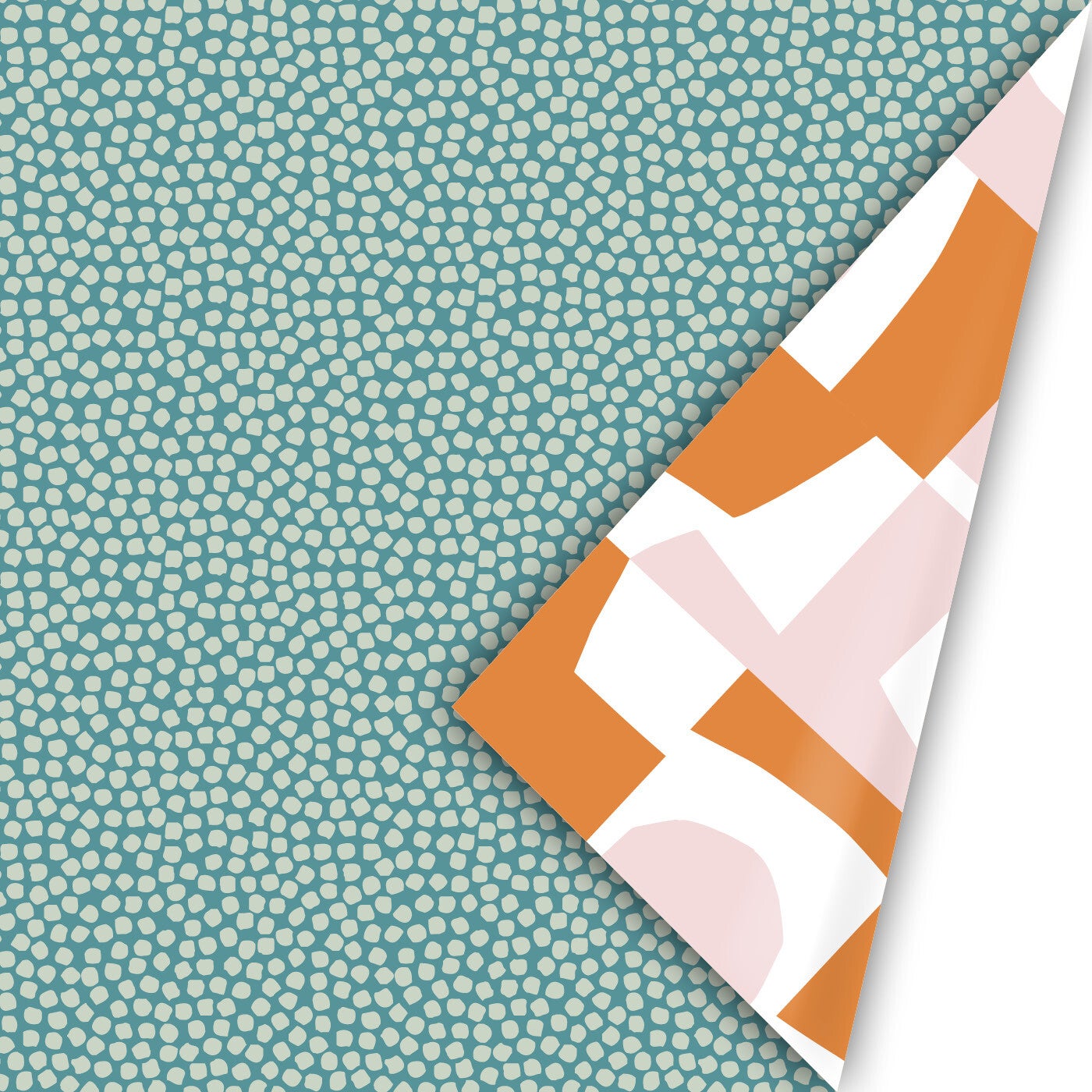 Cadeaupapier 'Green dots'