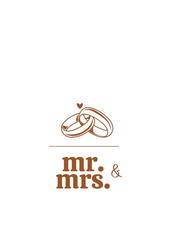 Huwelijk - mr. & mrs.