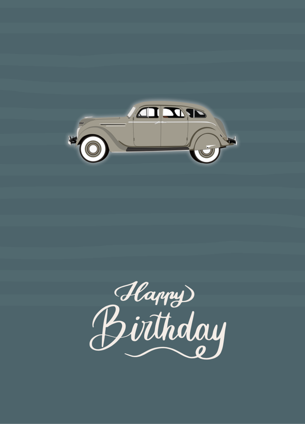 Felicitatie - oldtimer