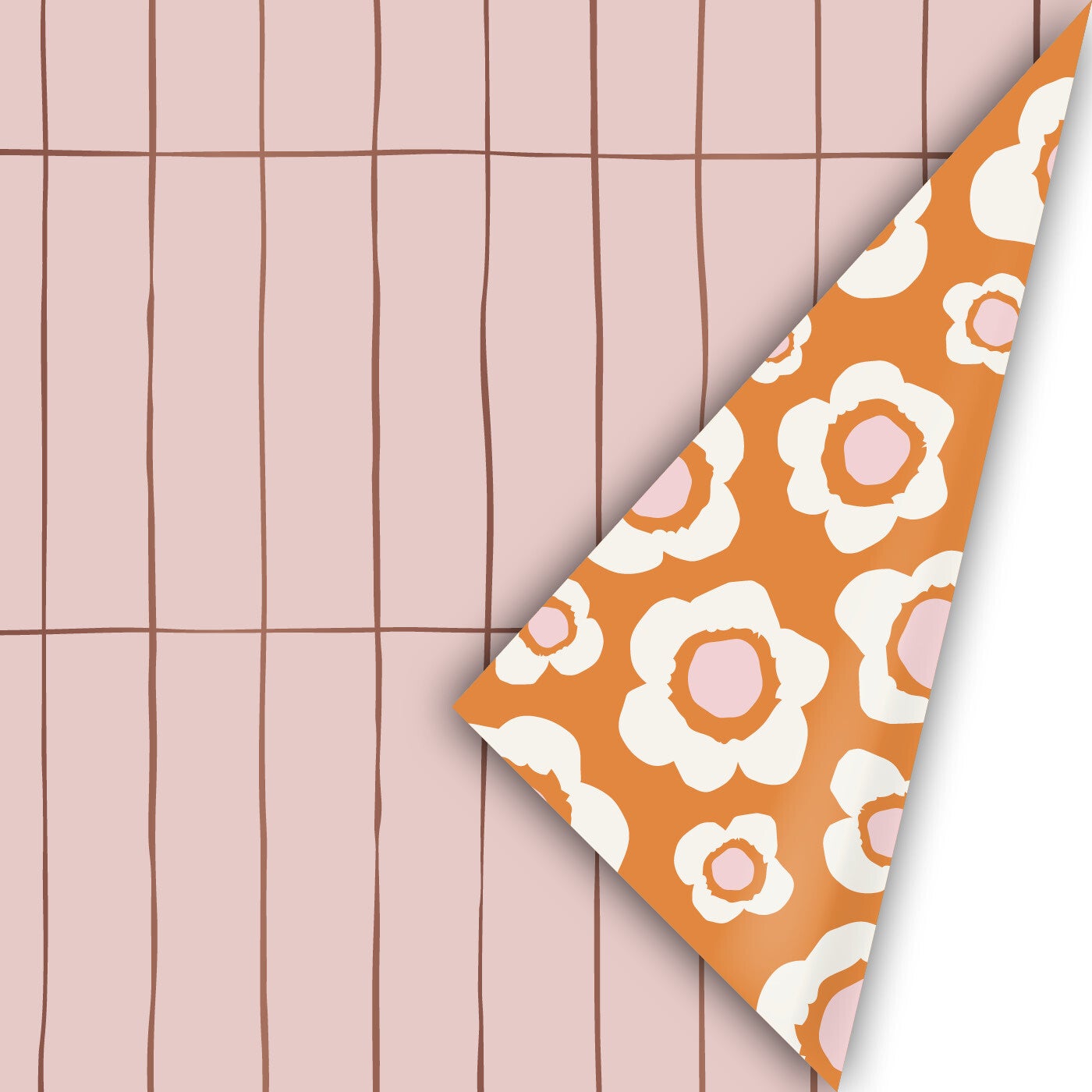 Cadeaupapier 'Retro Flowers'