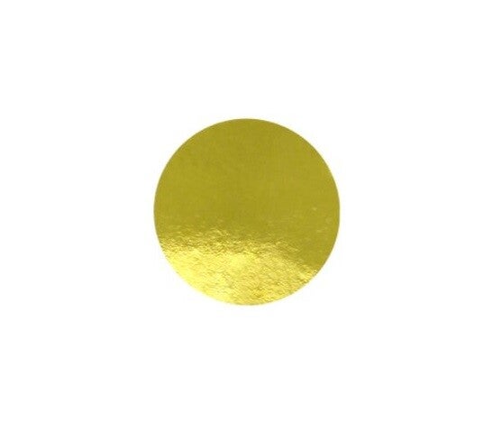 Sticker - cirkel - goud (5 stuks)