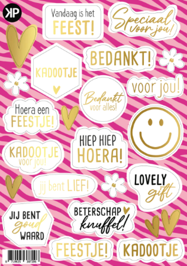 Stickervel 'voorjaar'