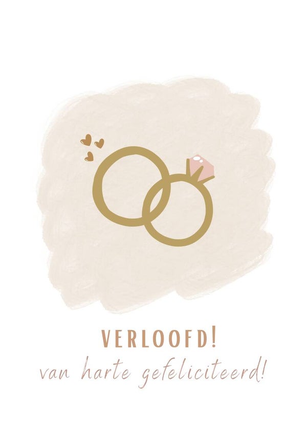 Huwelijk - verloofd - ringen